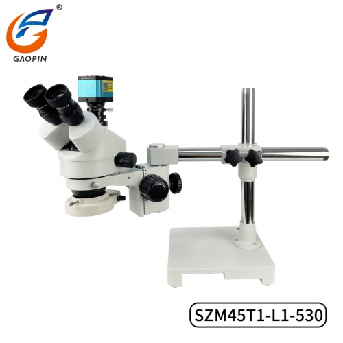 三目長（zhǎng）臂萬向支架體視（shì）顯微鏡  SZM45T1-L1-530H